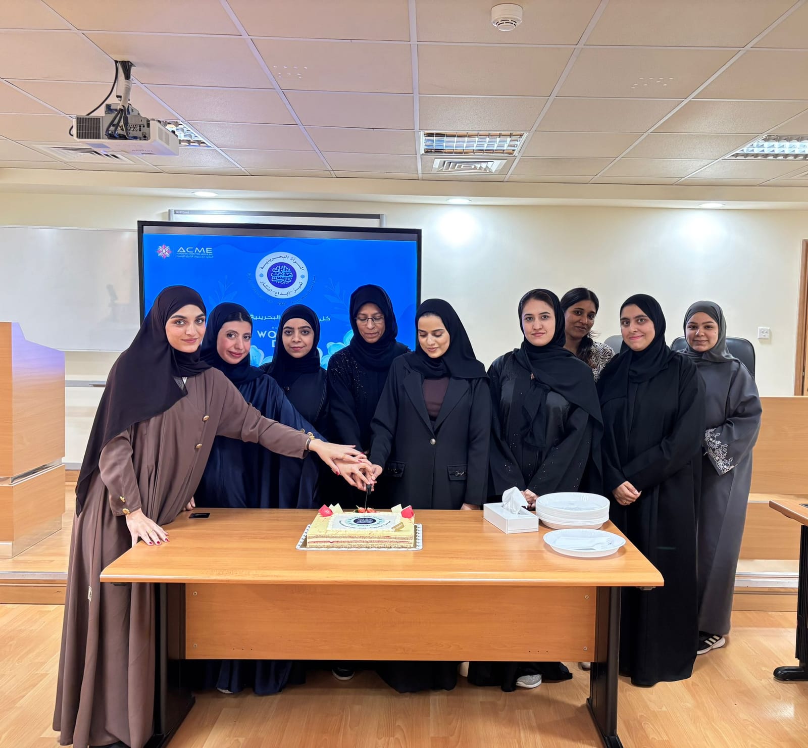 ACME team celebrating Bahraini Women's Day December 2025